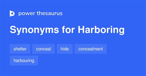 harboring synonym|harbor means.